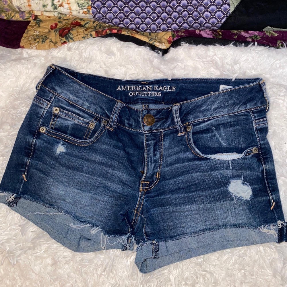 american eagle jean shorts